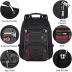 VECKUSON Large 18.4 Inch Laptop Backpack - Image 3