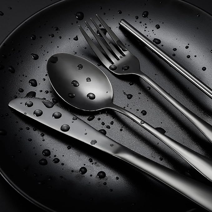 Boulder Bee | Travel Utensils Set | Reusable Camping Cutlery Set | Stainless - Image 5