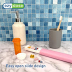 EZY DOSE Slide Pill Organizer, Medication Storage Case - Image 4