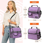 opux Lunch Bag Women Insulated, Adult Lunch Box Cooler, Lunch Box - Image 3