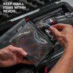 GOBAGS Air Production Multi‑Size Clear Zipper Pouch – Cable Organizer & Travel - Image 8