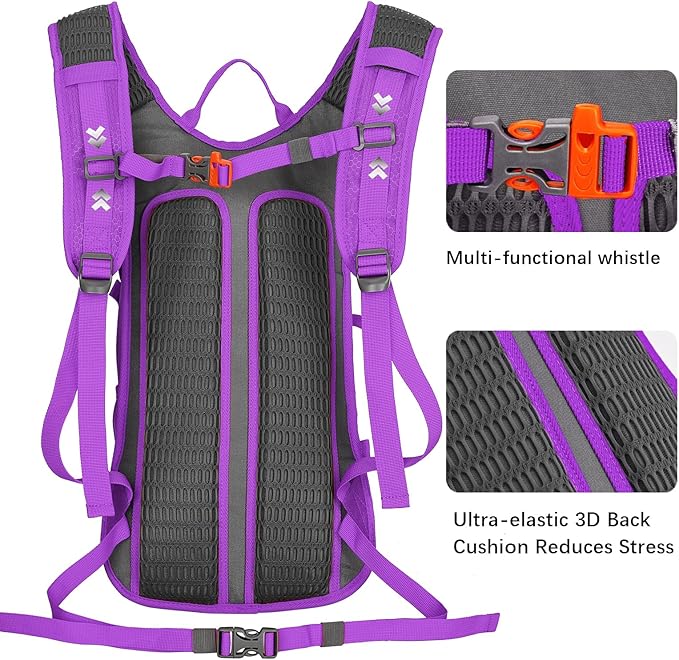 LARIPOP Hydration Backpack, 18L Hiking Backpack - Image 6