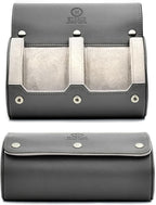 2 Watch Roll Travel Case for Men by MirageLuxuryTravel