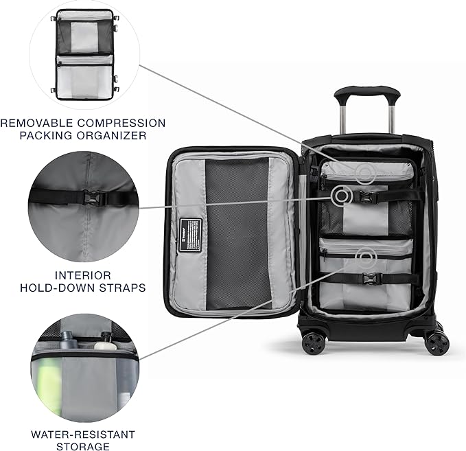 Travelpro Crew Classic Lightweight Softside Expandable Carry on Luggage - Image 7