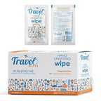 Hand Sanitizing Travel Wipes – 30ct Individually Wrapped | Fragrance-Free by TravelWipes