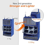 TABITORA Travel Portable Hanging Shelves Closet Organizer Packing Luggage - Image 2