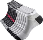 PAPLUS Ankle Compression Sock for Men and Women 2/4/6 Pairs, Low Cut by PAPLUS