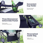 HIGH POINT SPORTS Oversized Camping Folding Chair, Heavy Duty Portable Outdoor - Image 8