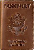 BIAOTIE Premium Leather Passport Holder Covers, Rfid Travel Wallet Passport by BIAOTIE