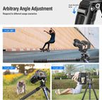 58" Carbon Fiber Tripod, Lightweight Travel Compact Tripod - Image 2