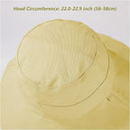 vidsel Womens Sun Hats Wide Brim Reversible Bucket Cotton Hat Packable Summer - Image 2
