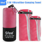 Sfee 2 Pack Microfiber Travel Towel, Quick Dry Towel Camping Beach Towel Super - Image 6
