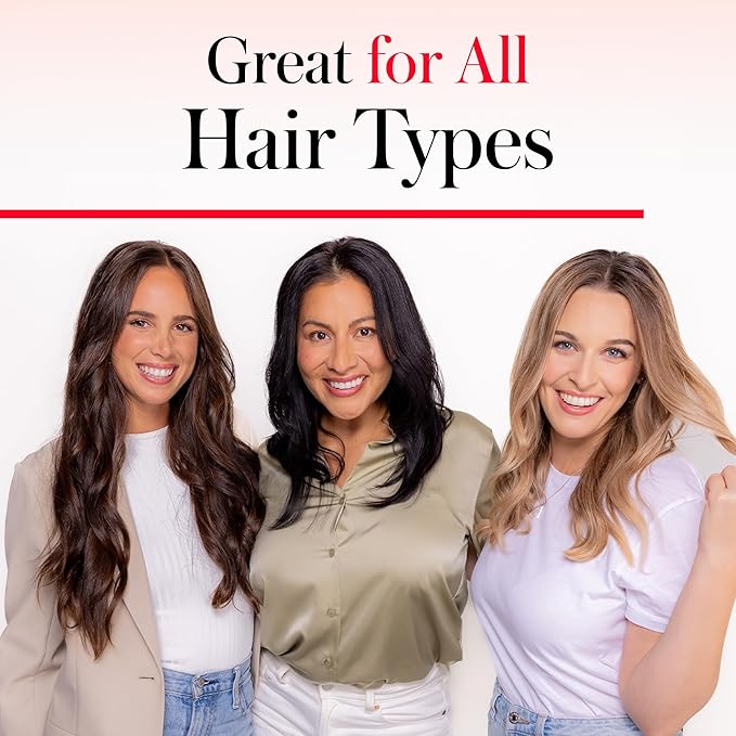 REVLON Perfect Match Hot Styler - Heated Brush to Style and Extend Blowouts, Hot Brush for Curls, Body, and Volume, Reduces Frizz and Boosts Shine