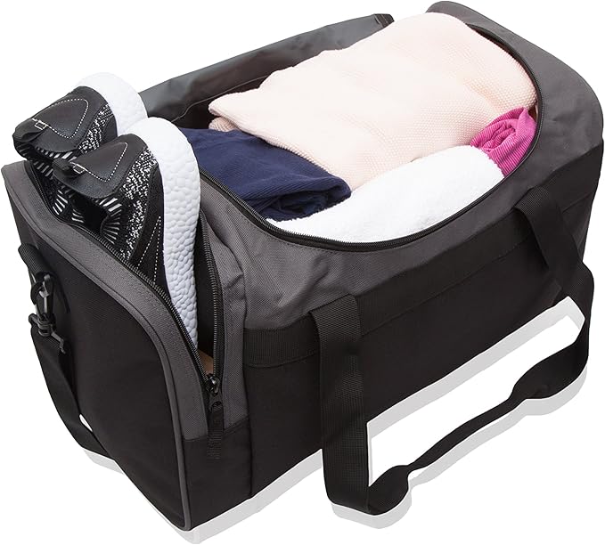 Jetstream Heavy Duty Multi Pocket Durable Sports Gym Equipment Travel Duffel Bag - Image 2