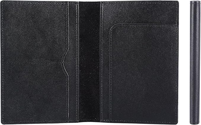 STAR VISTA Albatross Leather Travel Passport Holder, Minimalist Design by STARVISTA