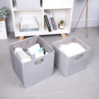 Thicker Fabric Storage Cubes 13 inch Collapsible Storage Bins - Image 8