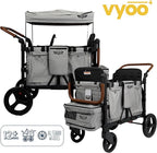 Keenz VYOO Stroller Wagon with Canopy - Image 2