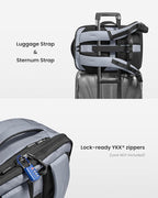 tomtoc Travel Backpack 28L, TSA Friendly Flight Approved Carry-on Luggage Hand - Image 9