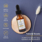 Health Priority Naturals|Organic Vitamin E Oil for Skin - Jojoba, Avocado Oil - Unscented, Handcrafted for Face/Hair, Non-GMO, No Gluten, 15000 IU, 0.5 Fl oz