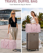 Women Weekender Travel Duffle Bag: Travel Duffel Overnight Bags - Image 8