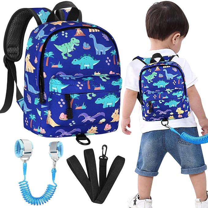 Accmor Toddler Backpack Leash, Cute Dinosaur Kids Backpack by Accmor