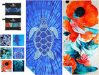 2 Pack Microfiber Lightweight Thin Beach Towel Sand Free Quick Dry Super by Yongoesbeachtowel
