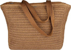 Roxy Women's Beach Tote Bag | Travel | Vacation | Straw | Lightweight | - Image 4
