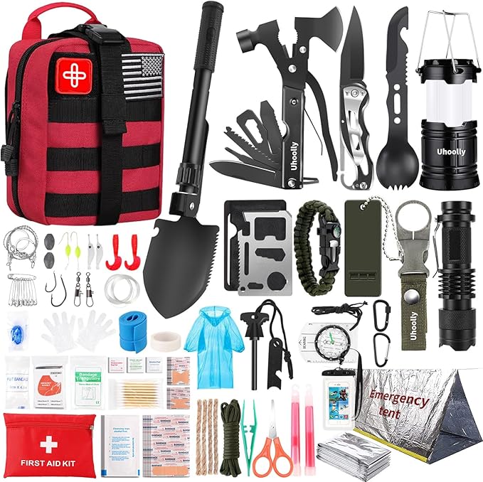 Survival Kit, Gifts for Men Women Teen Boys, Emergency Kit by Unknown
