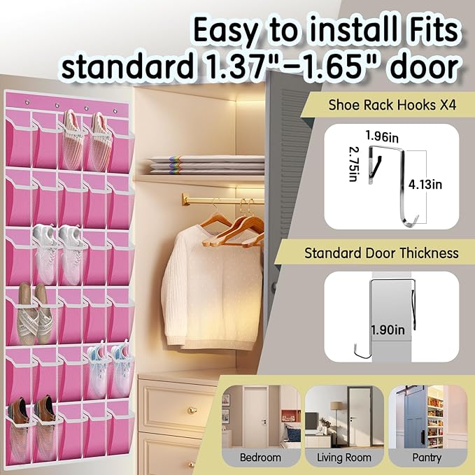 Over the Door Shoe Organizer - Image 6