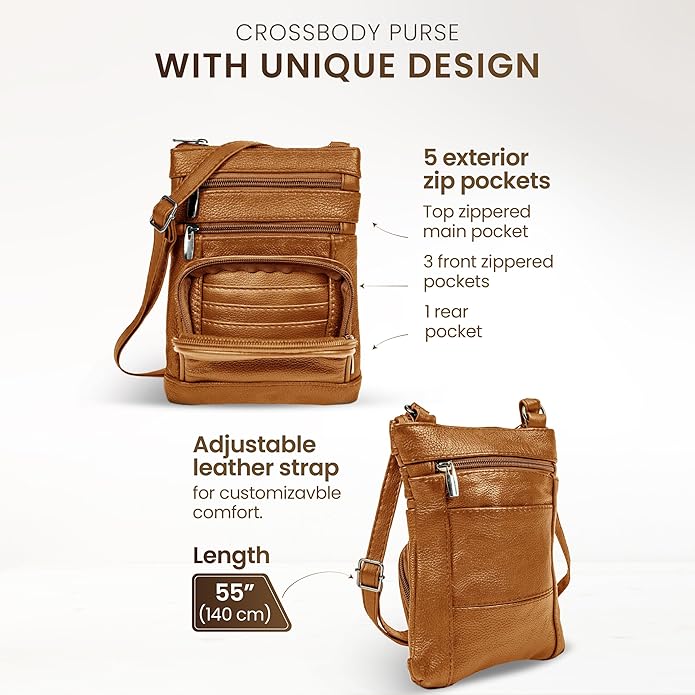 Krediz leather Crossbody Purses - Image 4