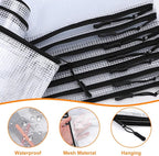 24pcs Mesh Zipper Pouch, Puzzle Storage Bags, A3 17x12 Inches Large Reusable - Image 3