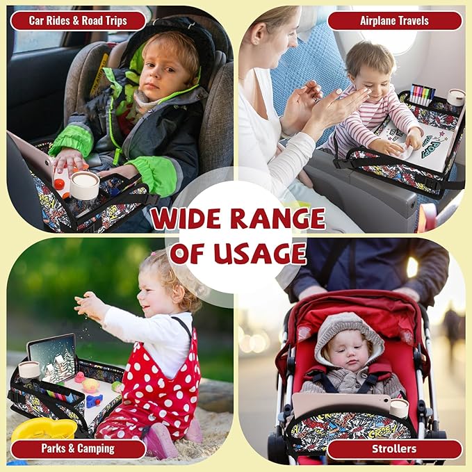 Kids Travel Tray for Airplane - Image 3