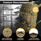 3 In 1 Military Backpack Travel Duffle Bag - Image 4