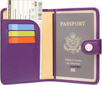 ZOPPEN Passport Holder Women, Passport Cover Travel Wallet Rfid Blocking - Image 2