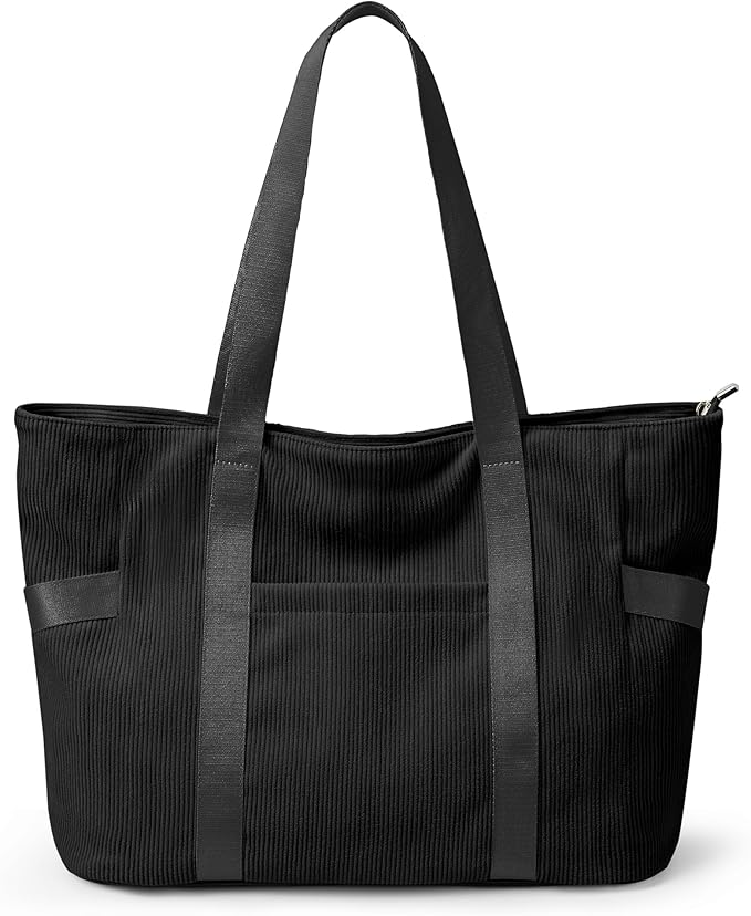 Tote Bag for Women with Zipper, Travel Tote Bags with Compartments Large by Unknown