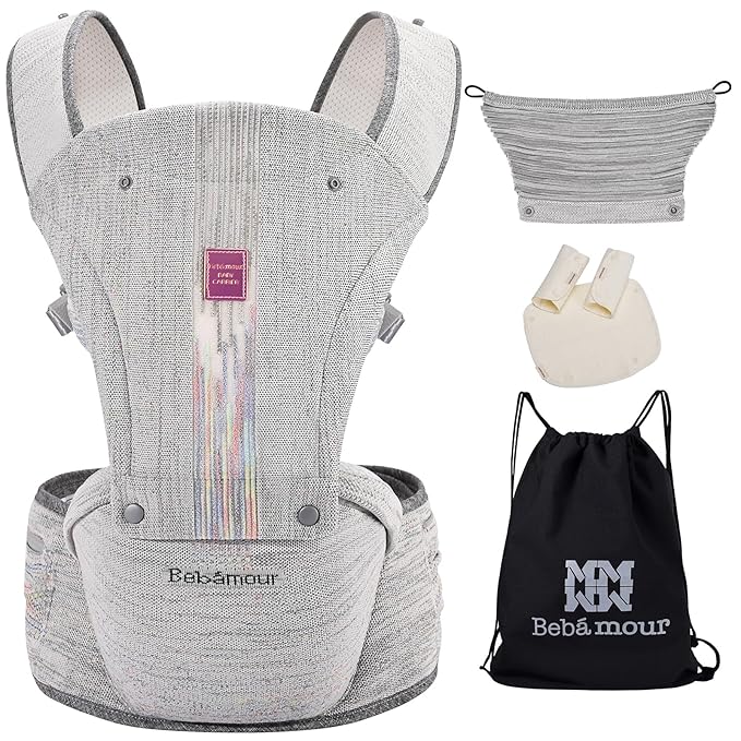Bebamour Baby Carrier Newborn to Toddler - Image 6