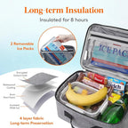 Lifewit Freezable Lunch Box, Insulated Reusable Lunch Bag - Image 2