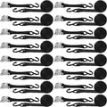16 Pcs Cambuckle Tie Down Straps 1763lbs Break Strength Securing Straps 1'' x by Riakrum