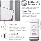 Gray Microfiber Beach Towel by Laguna Beach Textile Co - Image 3