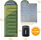 Camping Sleeping Bag, 32℉ Sleeping Bags - Image 2