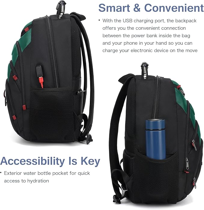 Boavan Laptop Backpack for men, 15.6 inch Laptop Bag - Image 5