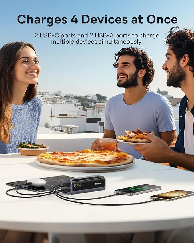 Baseus Laptop Power Bank, 20800mAh 145W Portable Charger USB C - Image 8