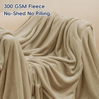 PHF Ultra Soft Fleece Blanket Queen Size, No Shed No Pilling Luxury Plush Cozy - Image 3