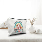 Nogrit Teacher Tote, Makeup Cosmetic Bag - 'It Takes a Big Heart' - Gifts for Teachers