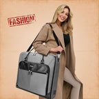 Garment Bag Travel Large Leather Carry On Suit Bag - Image 4