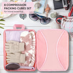 8 Set Compression Packing Cubes - Image 6