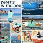 FBSPORT 11' Premium Stand Up Paddle Board, Yoga Board - Image 4
