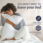 Beckham Hotel Collection Bed Pillows Standard/Queen Size Set of 2 - Image 6