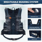 Maelstrom Hiking Backpack, 40L Waterproof Camping Daypack - Image 5