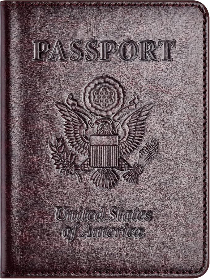 Passport Holder with Vaccine Card Slot Combo, Passport Wallet/ Cover/ Case by welcometoEoehro